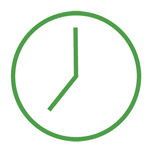 A clock icon